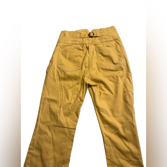 Ulla Johnson The Lou Hi Rise Flared Jeans Button Fly Rear Waist adjuster Sz 4 - Picture 8 of 14